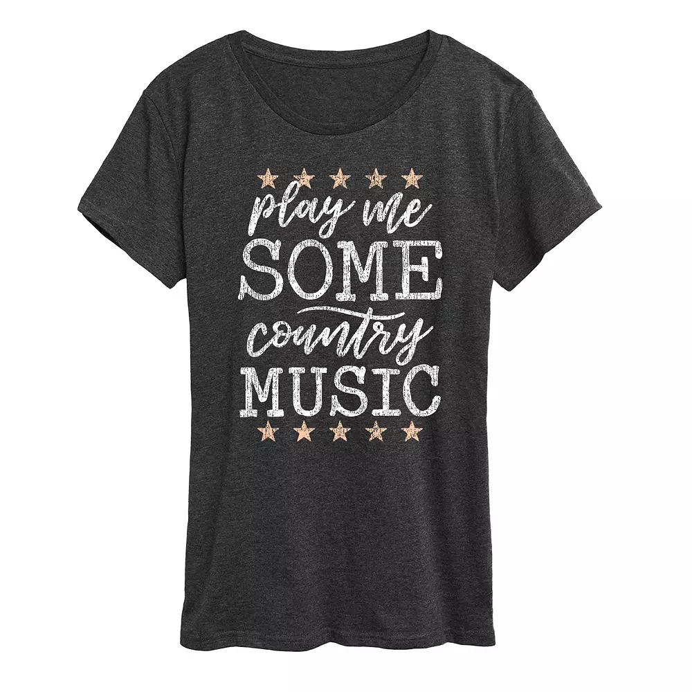 Women's Play Me Some Country Music Graphic Tee,  Product Image