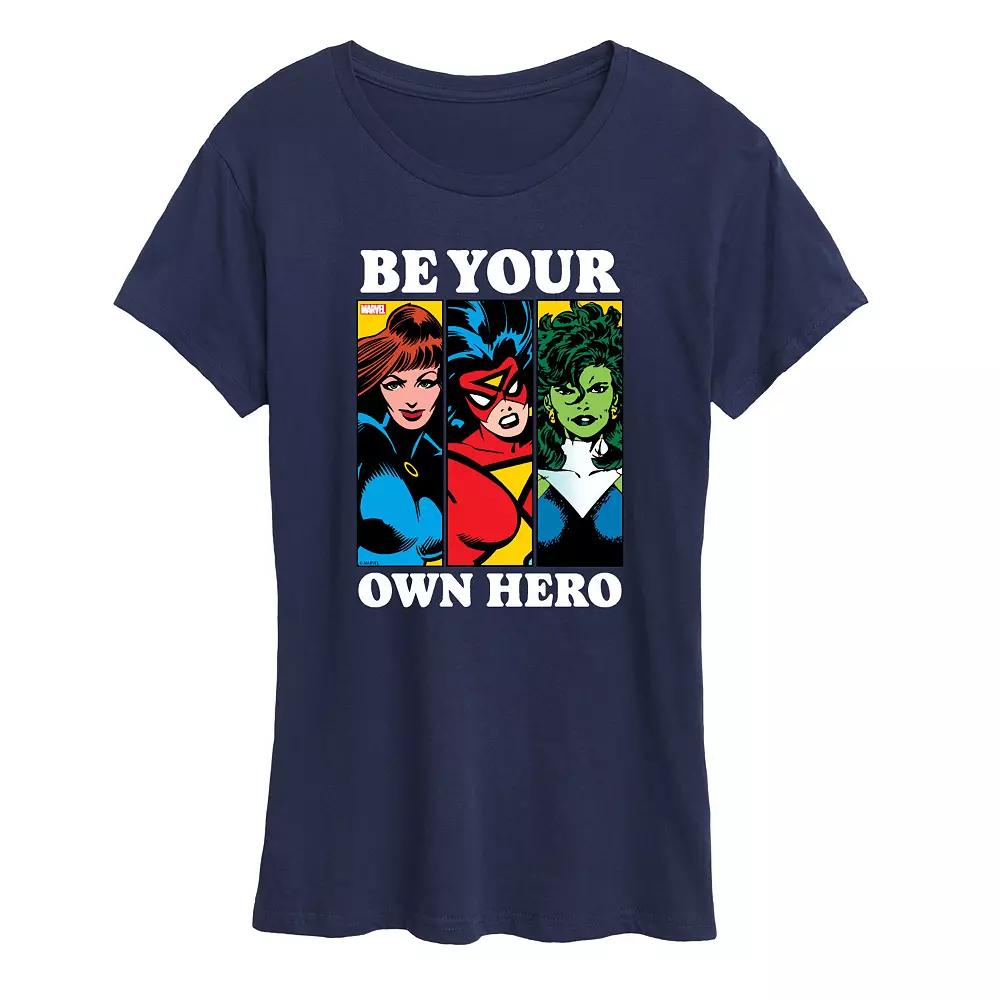 Women's Marvel Be Your Own Hero Graphic Tee,  Product Image