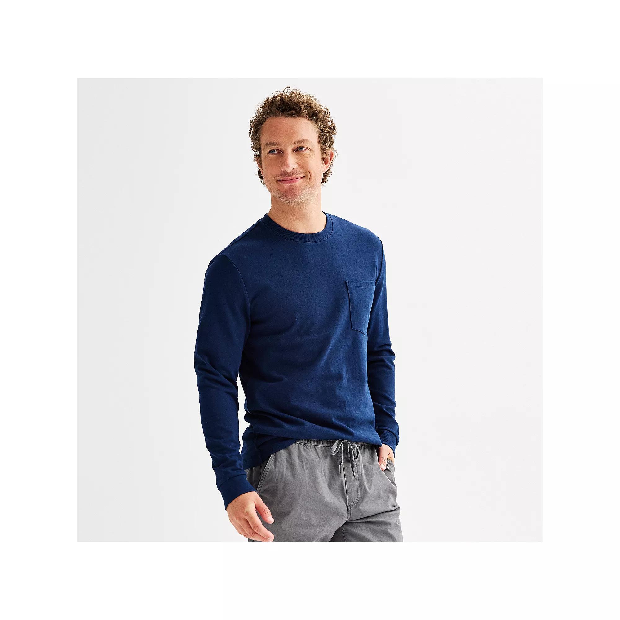 Men's Sonoma Goods For Life® Heavyweight Long Sleeve T-Shirt,  Product Image