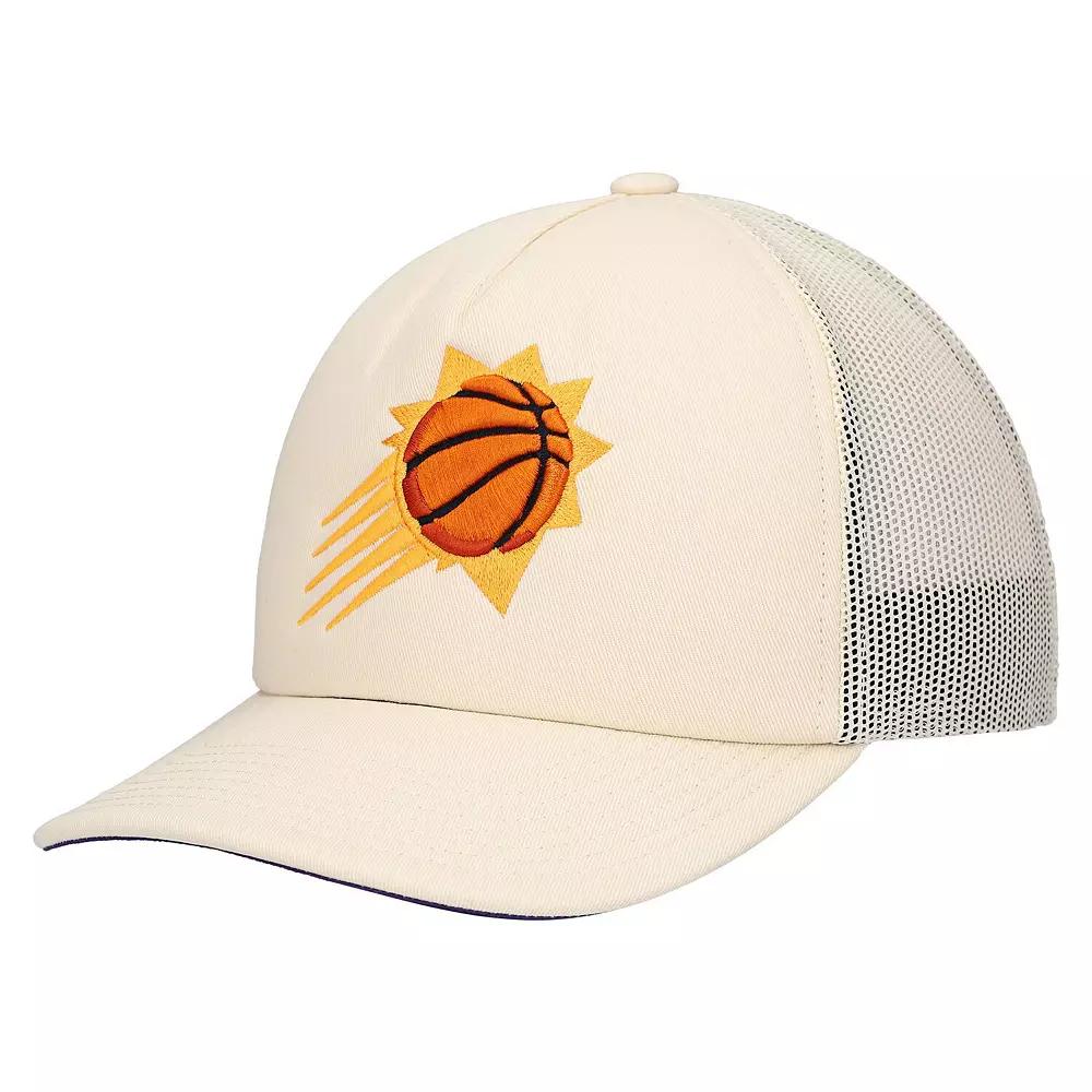 Men's Mitchell & Ness Cream Phoenix Suns Trucker Adjustable Hat, Phx Beige Product Image
