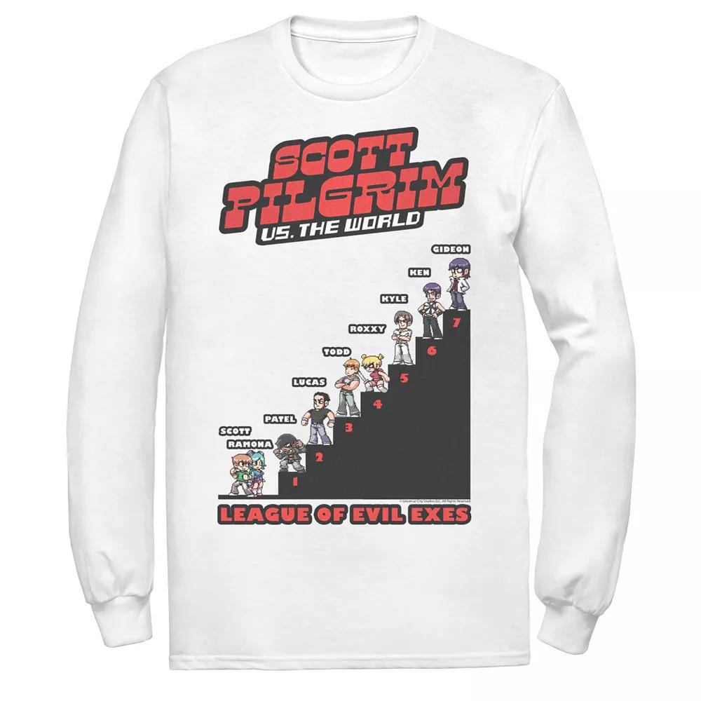 Men's Scott Pilgrim Vs. The World League Of Evil Exes Tee, Size: XXL, White Product Image