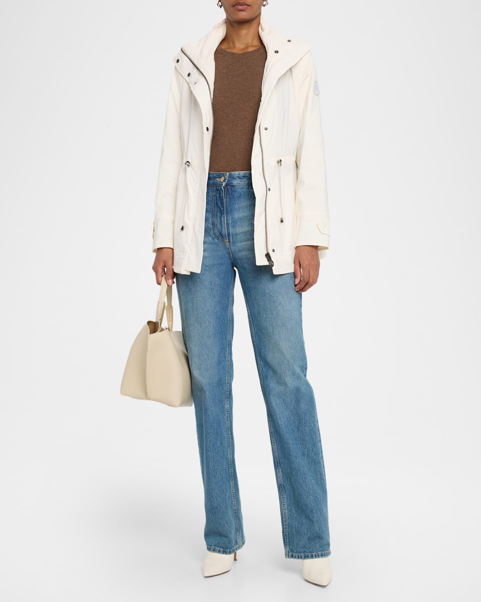 Lightweight Jacket With Concealed Hood Product Image