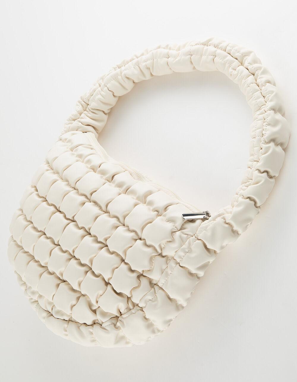 Quilted Shoulder Bag - IVORY Product Image
