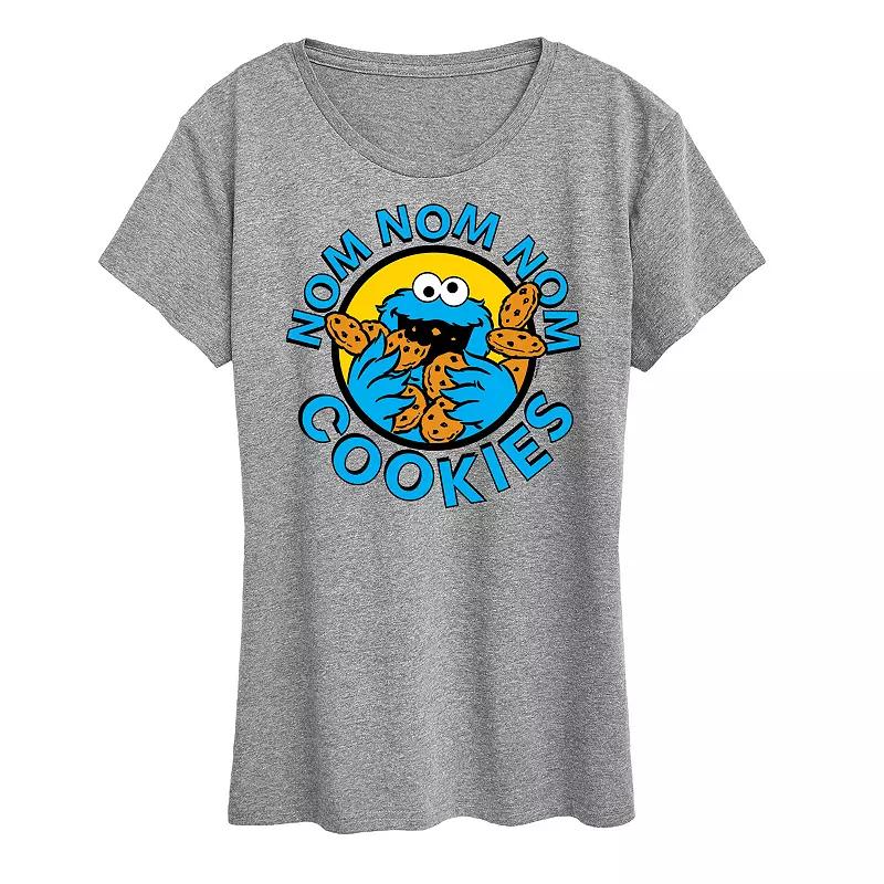 Women's Sesame Street Nom Nom Nom Graphic Tee,  Product Image