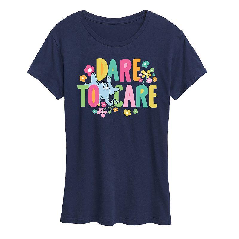 Women's Dr. Seuss Dare To Care Graphic Tee, Girl's,  Product Image
