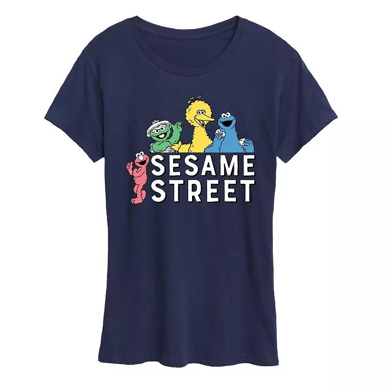 Women's Sesame Street Group Graphic Tee, Girl's,  Product Image
