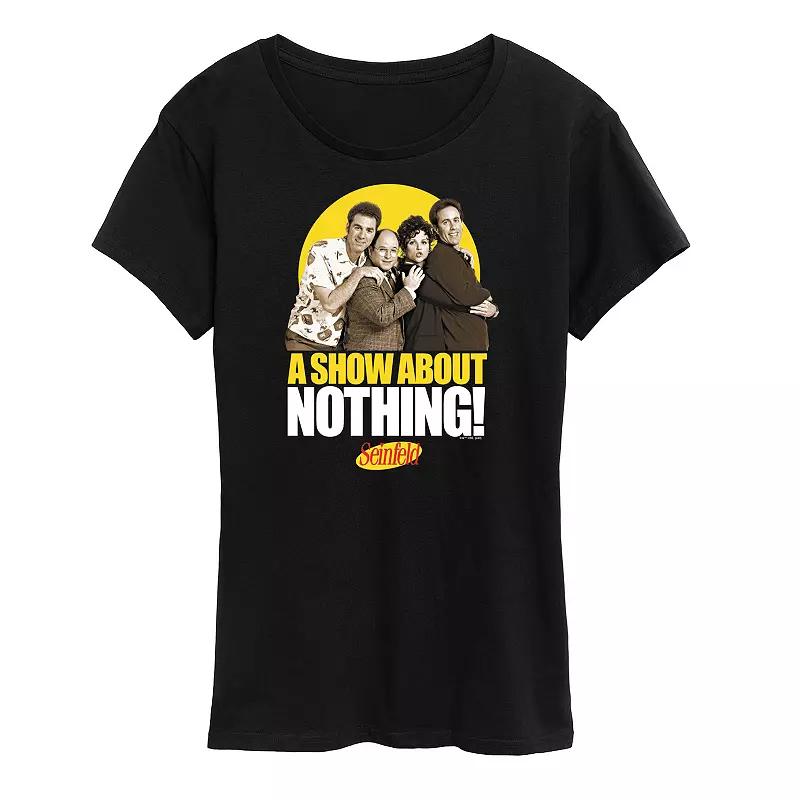 Womens Seinfeld Show About Nothing Graphic Tee Product Image