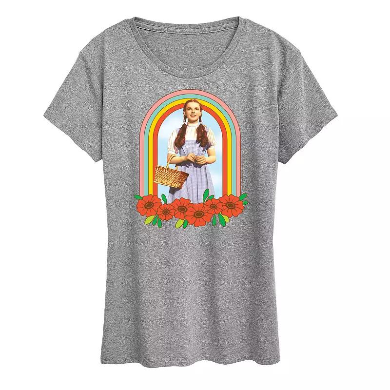 Women's Wizard of Oz Dorothy Rainbow Graphic Tee, Girl's,  Product Image