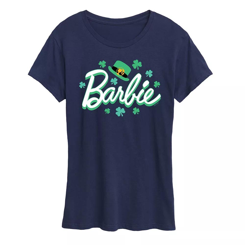 Women's Barbie® St. Patrick's Logo Graphic Tee,  Product Image