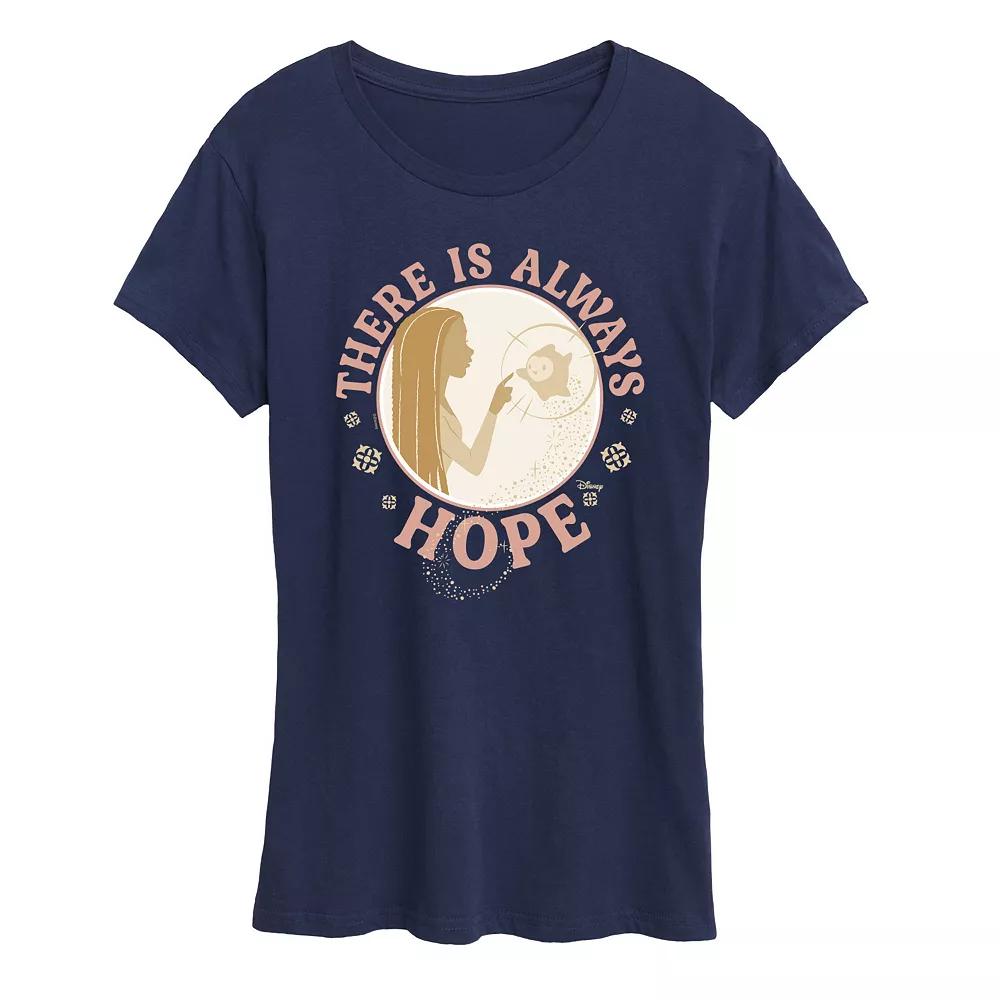 Disney's Wish Asha and Star Women's There Is Always Hope Graphic Tee, Girl's,  Product Image