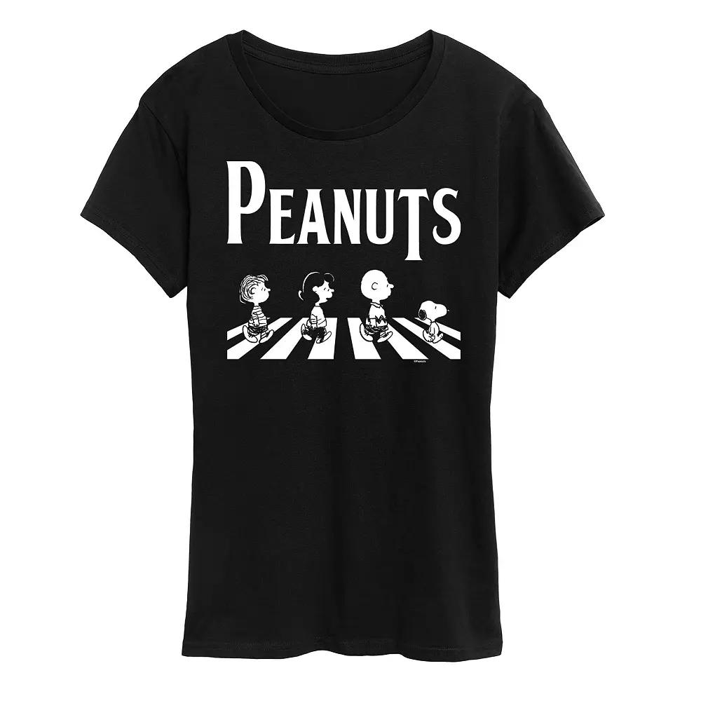 Plus Peanuts Crossing Road Graphic Tee, Women's,  Product Image