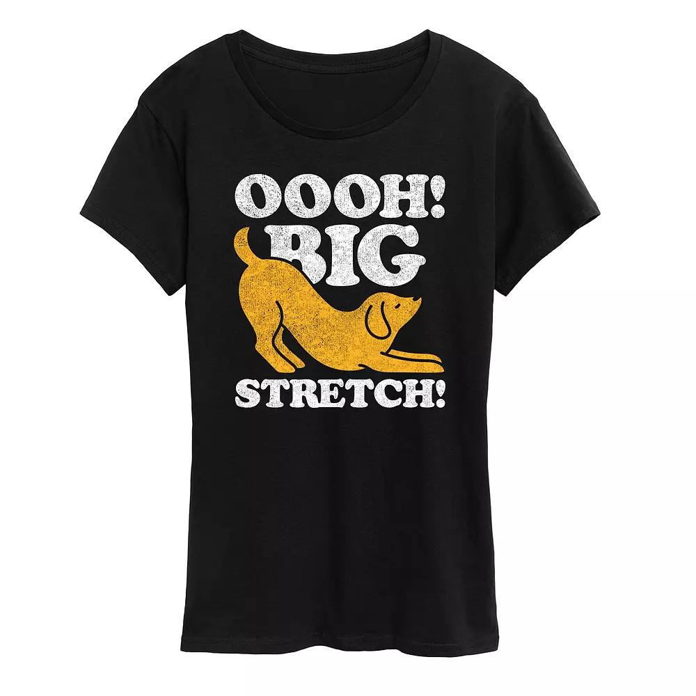Women's Dog Oooh Big Stretch Graphic Tee,  Product Image