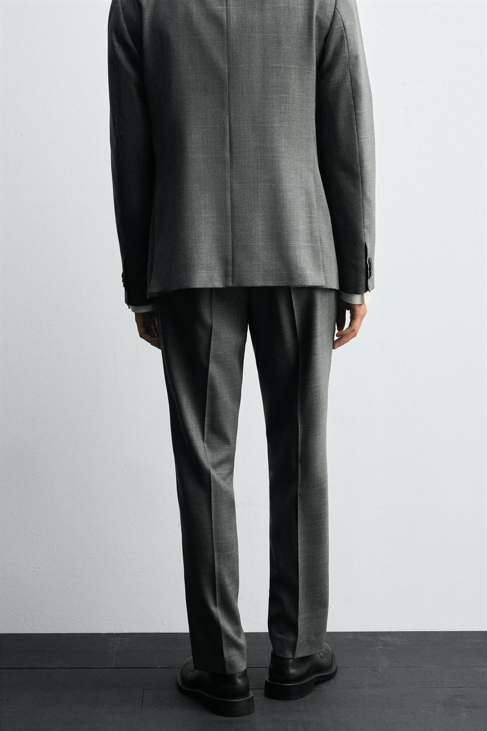 PLAID SUIT PANTS Product Image