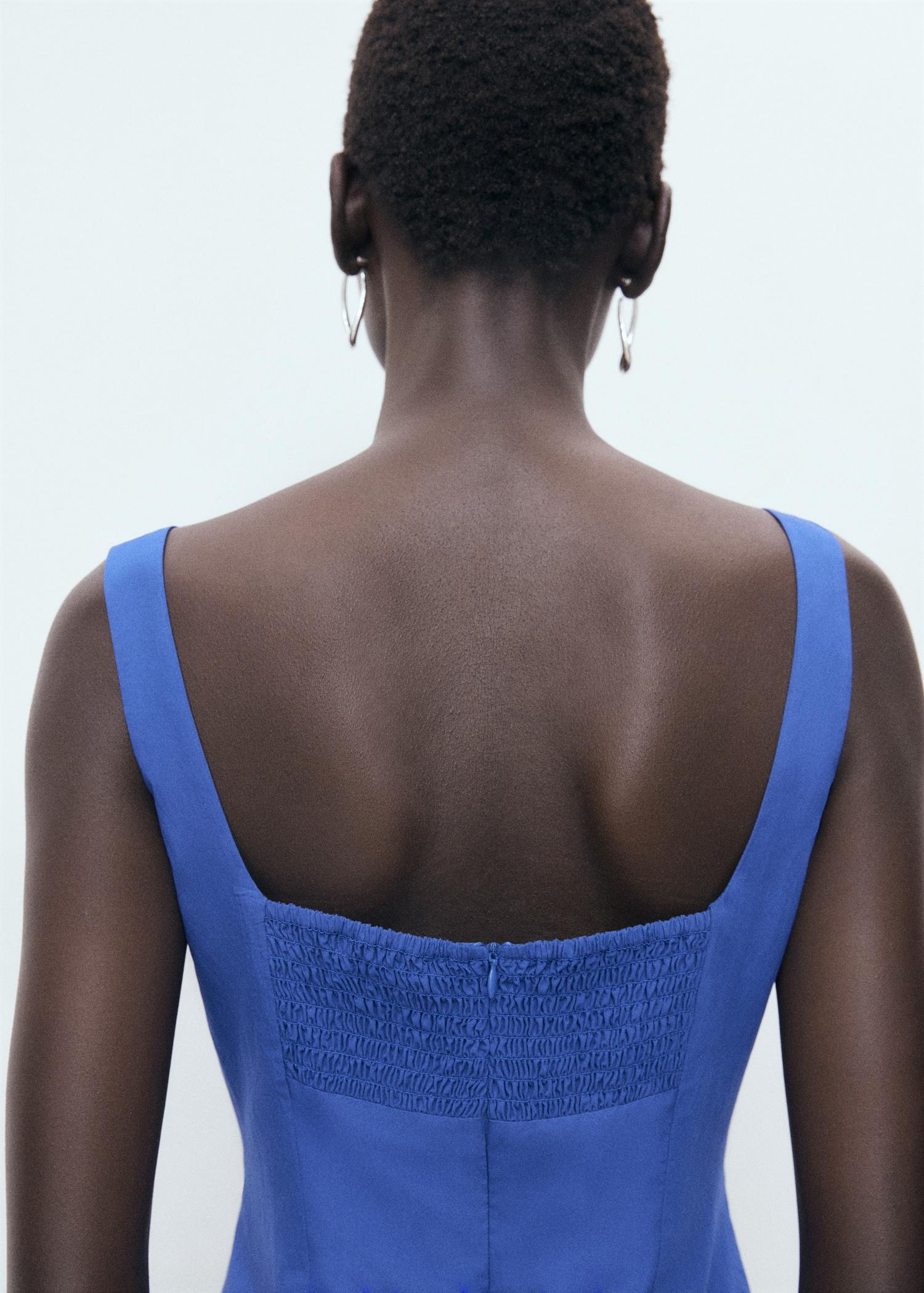 Flared cotton dress - Women | MANGO USA Product Image