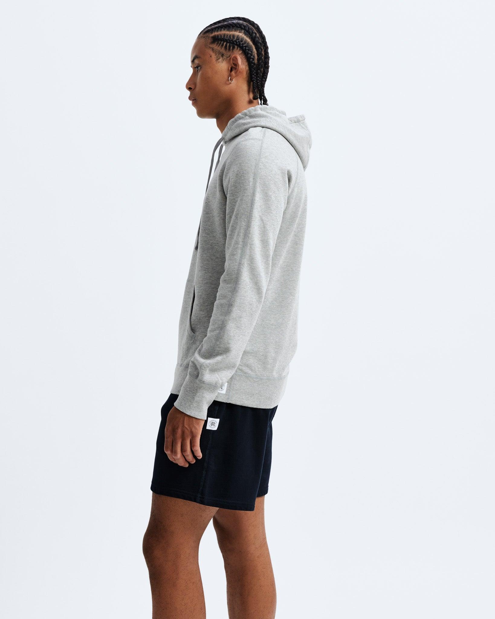 Lightweight Terry Slim Hoodie - Vault Male Product Image