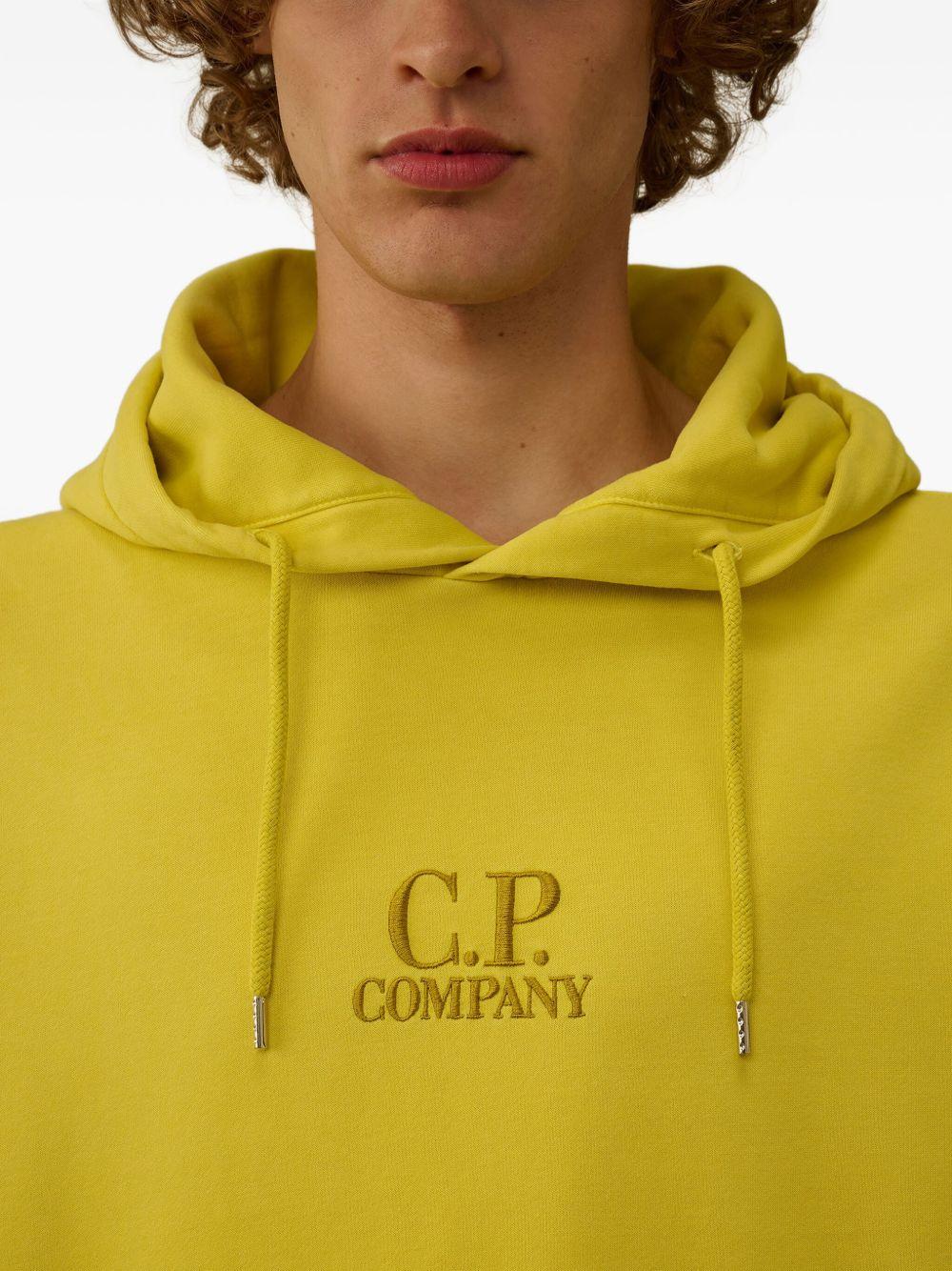 embroidered-logo hoodie Product Image