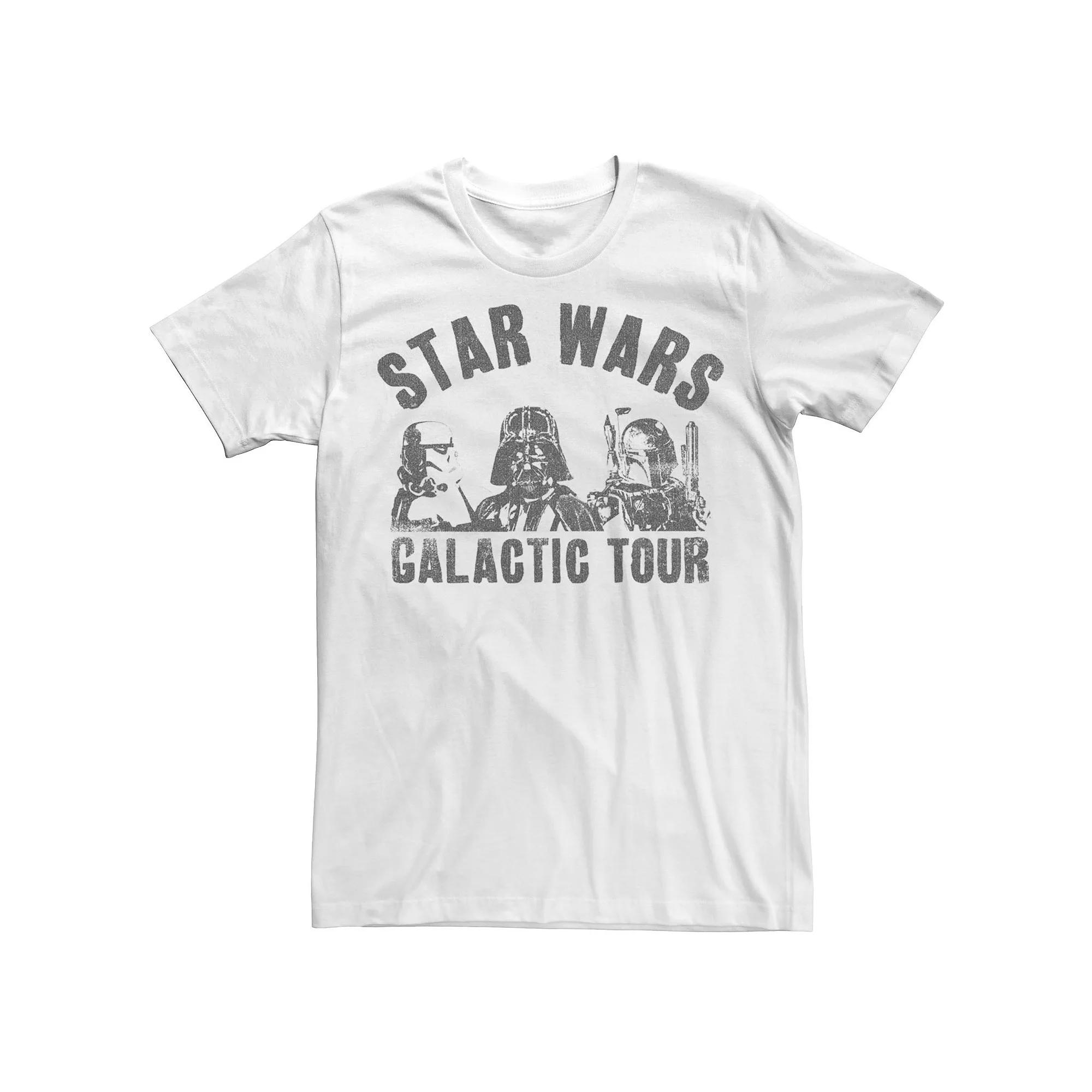 Men's Star Wars Darth Vader, Boba Fett & Stormtrooper Galactic Tour Tee,  Product Image