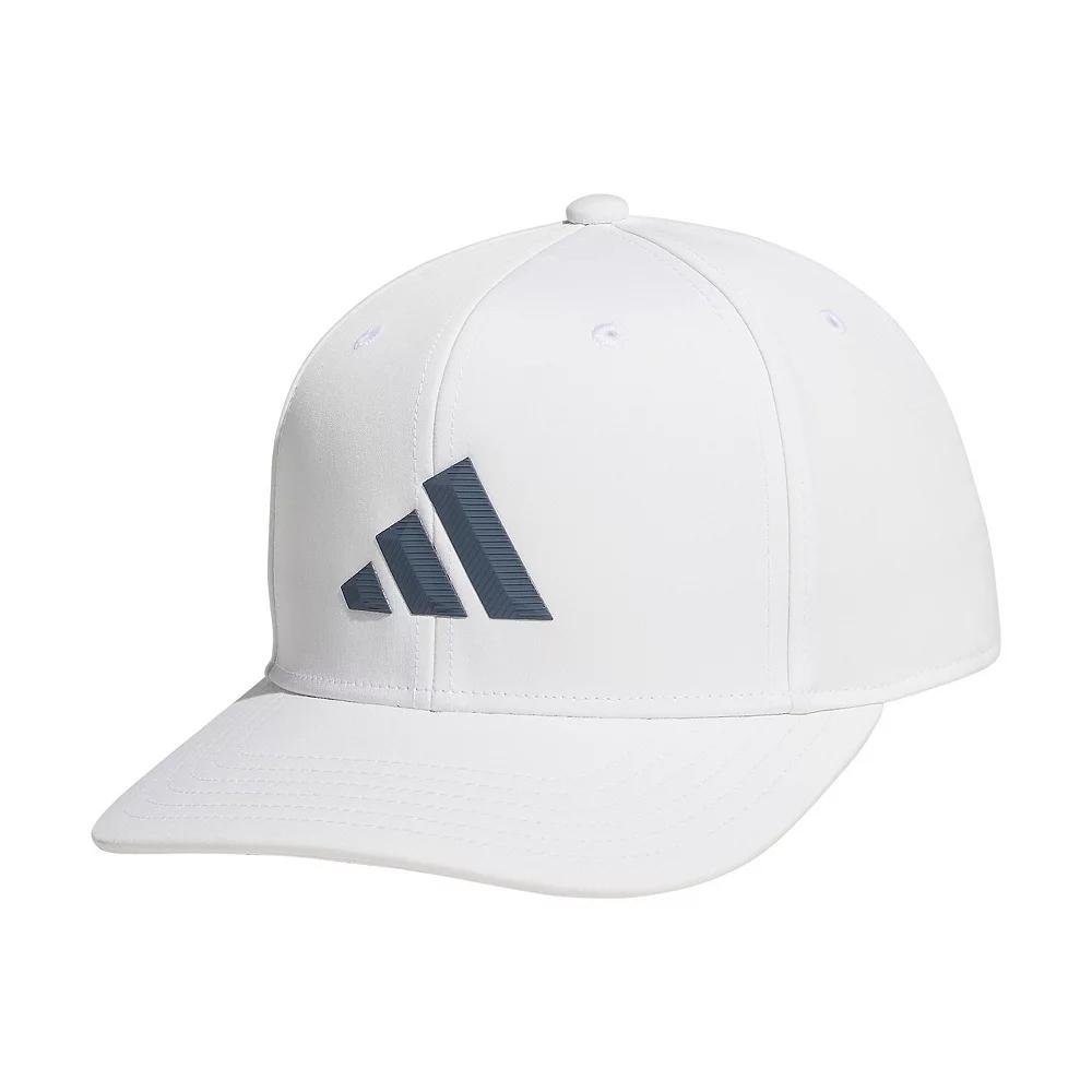 Men's adidas 3-Bar Snapback 2.0 Hat, White Product Image