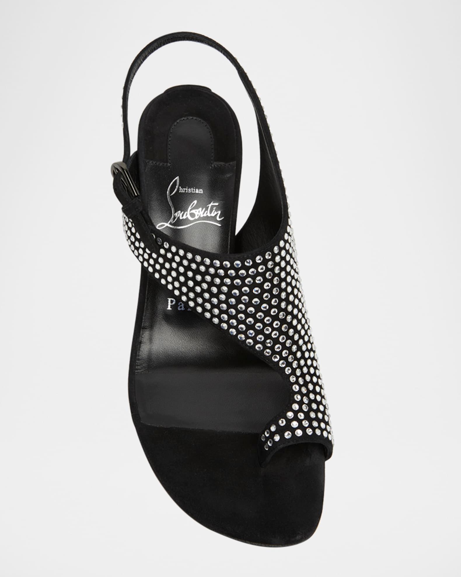 Viva Condora Asymmetrical Red Sole Sandals Product Image