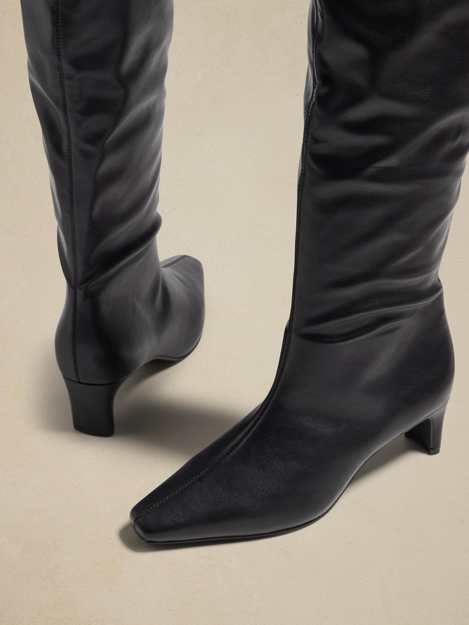 Vegan Tall Slouch Boot Product Image
