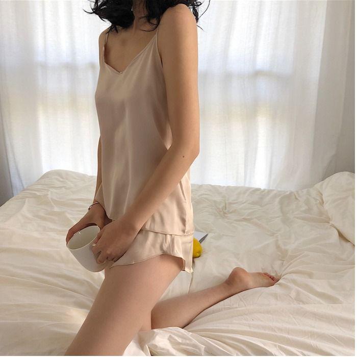 Pajama Set: Camisole + Shorts Product Image
