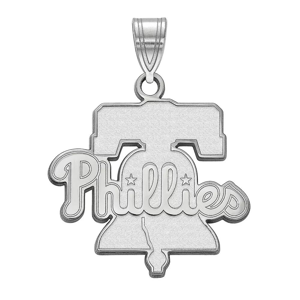 LogoArt Sterling Silver Philadelphia Phillies Large Pendant, Women's, Size: 26 mm, Gold Tone Product Image
