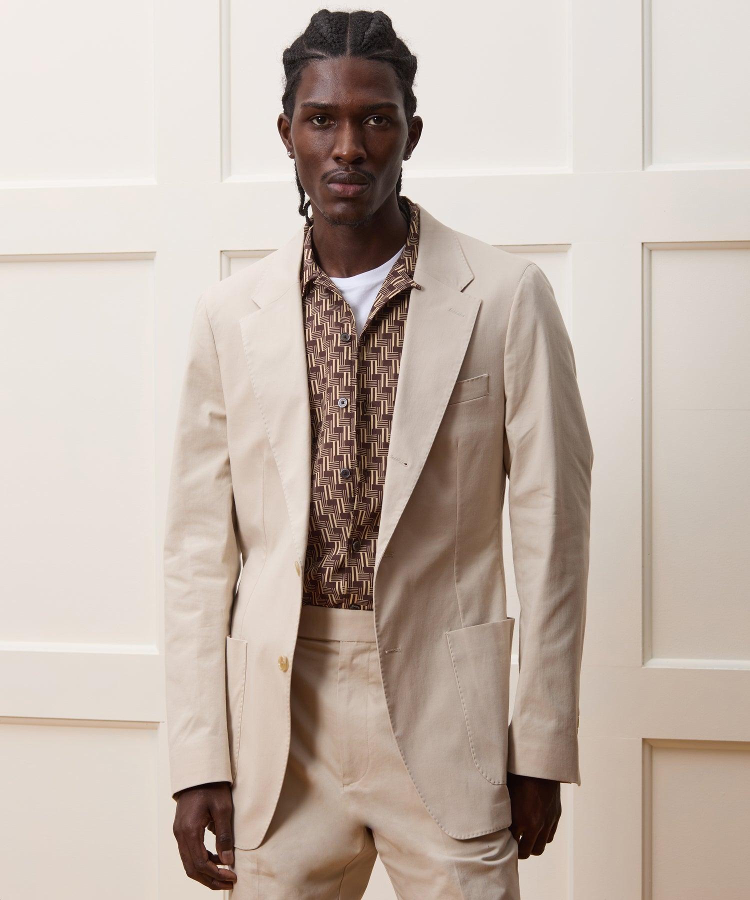 Straight Fit Italian Cotton Tab Chino Product Image