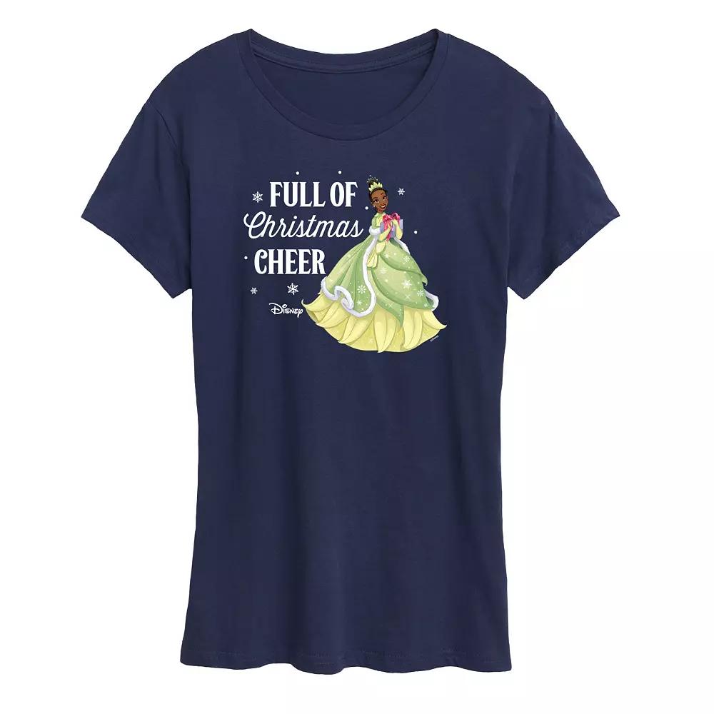 Disney Princess Tiana Women's "Full Of Christmas Cheer" Graphic Tee, Girl's,  Product Image