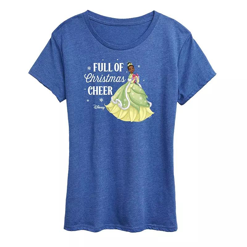 Disney Princess Tiana Women's "Full Of Christmas Cheer" Graphic Tee, Girl's,  Product Image