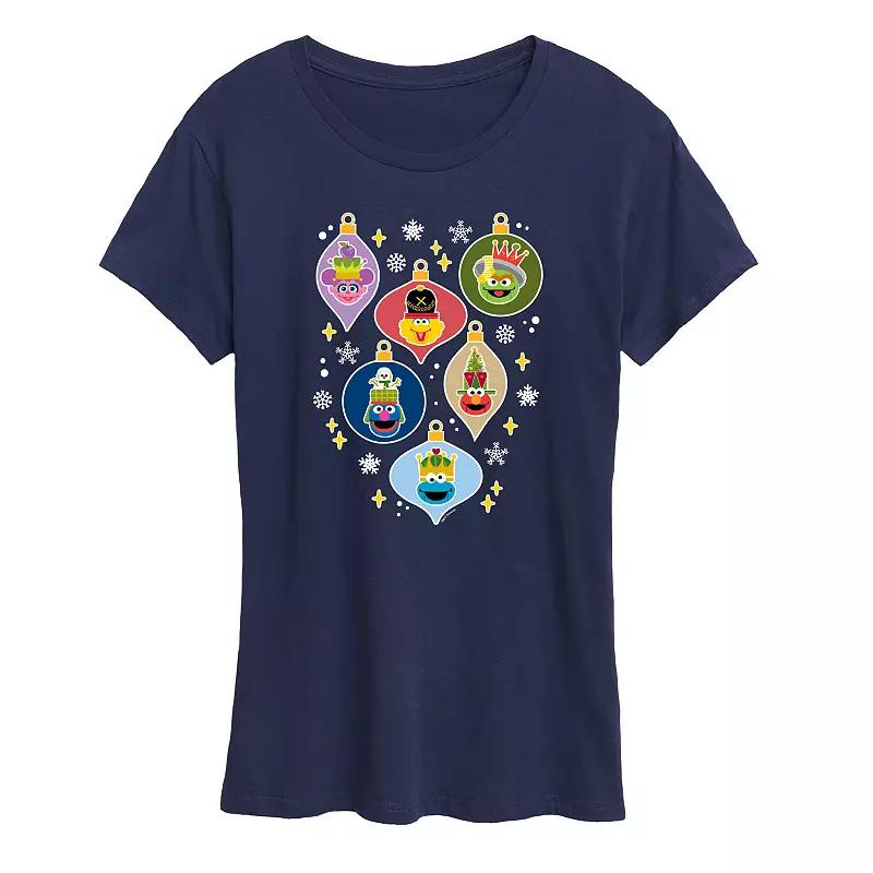 Women's Sesame Street Ornaments Graphic Tee, Girl's,  Product Image