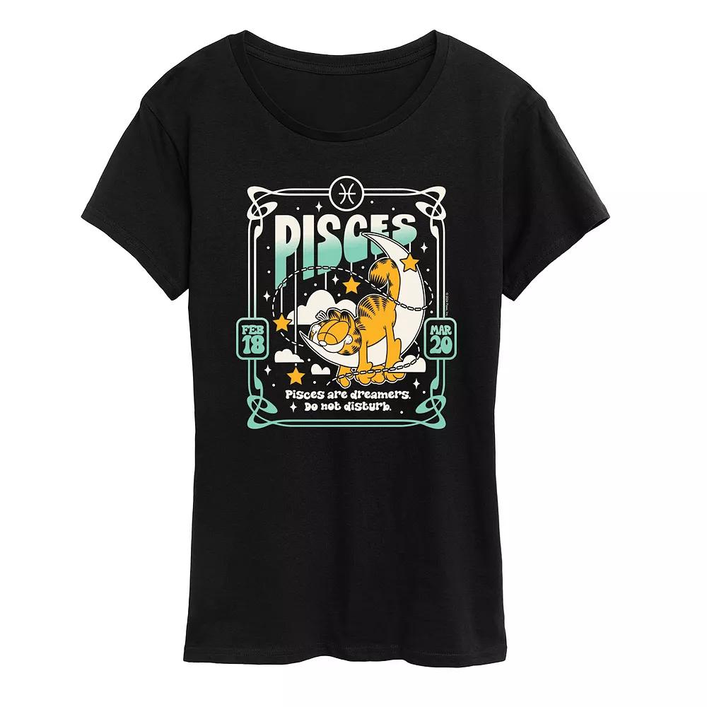 Women's Garfield Pisces Graphic Tee,  Product Image