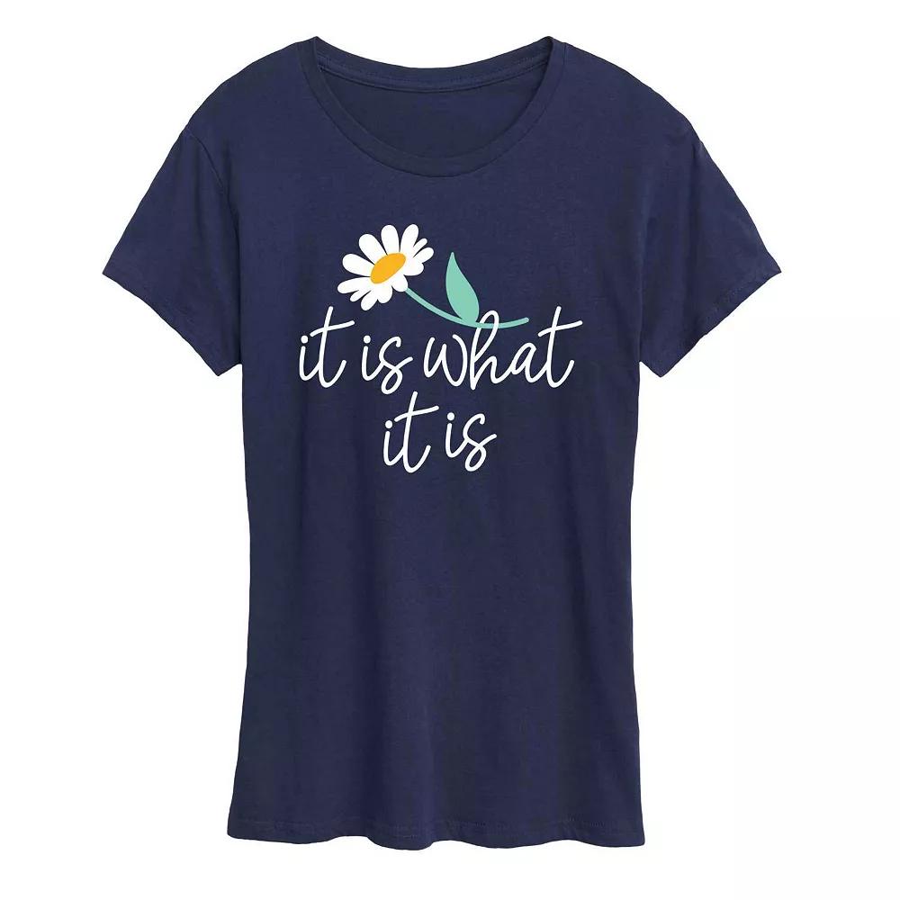 Women's It Is What It Is Graphic Tee, Girl's,  Product Image