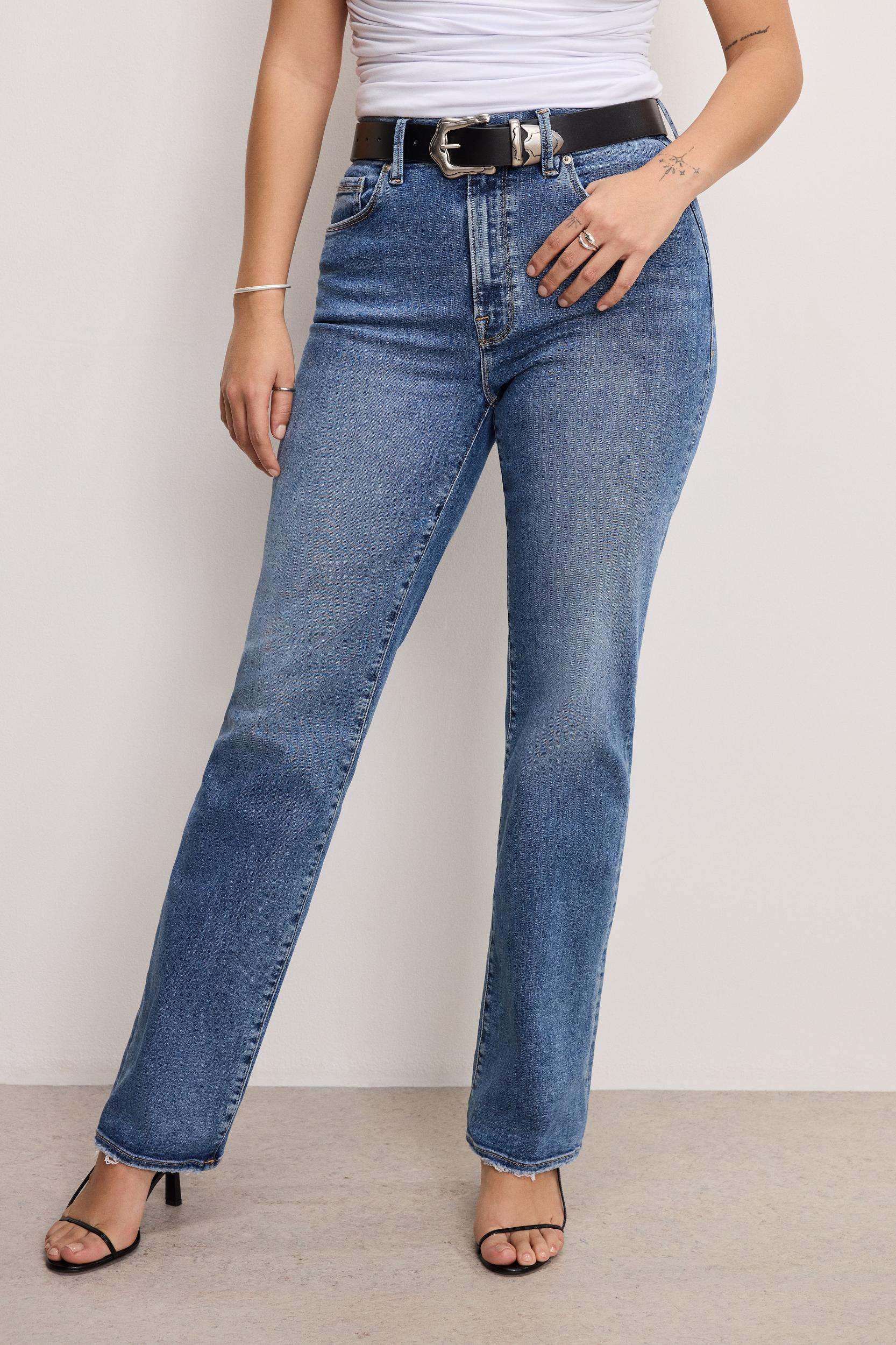 ALWAYS FITS GOOD LEGS STRAIGHT JEANS LONG | INDIGO316 Product Image
