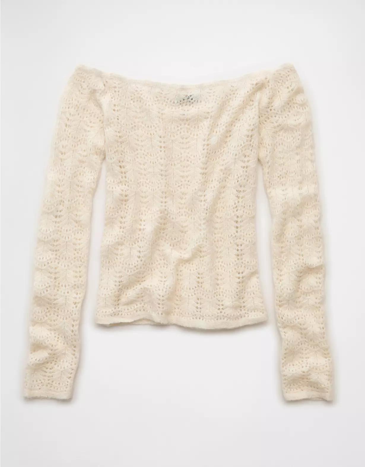 AE Off-The-Shoulder Sweater  Product Image
