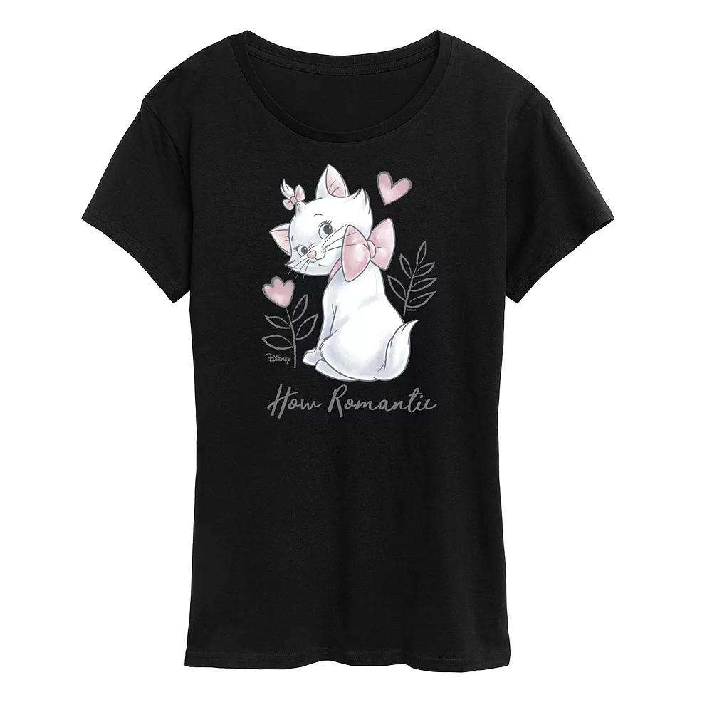 Disney's The Aristocats Women's Romantic Graphic Tee, Girl's,  Product Image