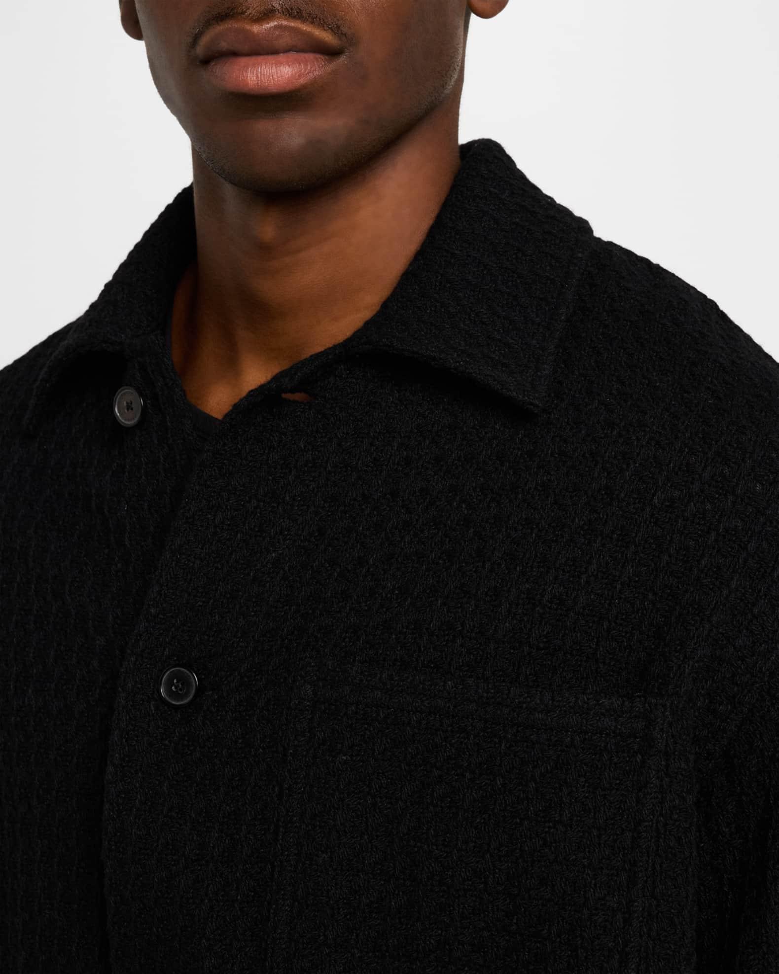 Men's Textured Wool-Blend Overshirt Product Image