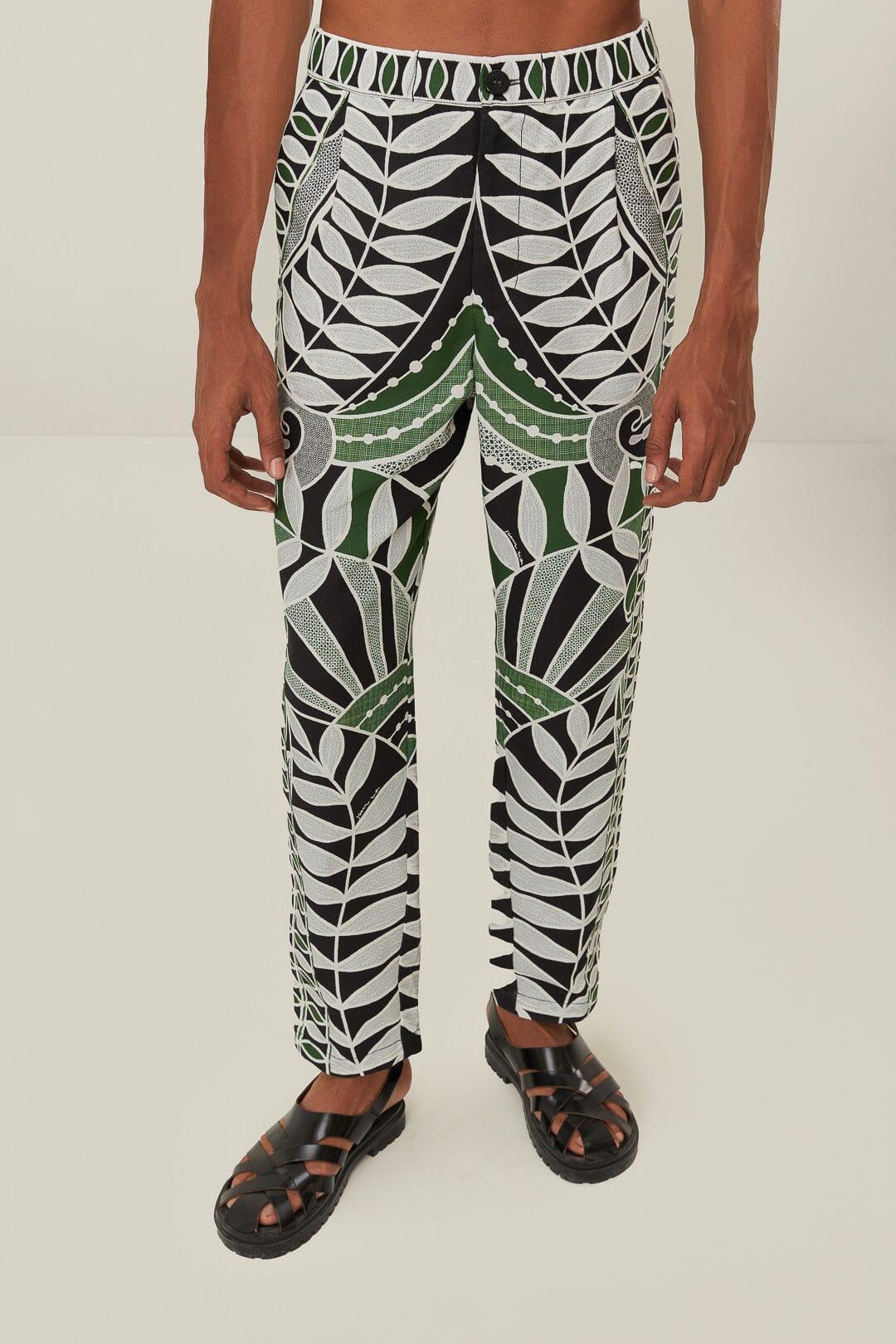 Black Lace Nature Pants Product Image