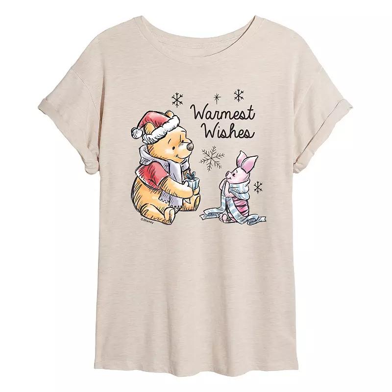 Disney's Winnie The Pooh Women's Warmest Wishes Tee,  Product Image