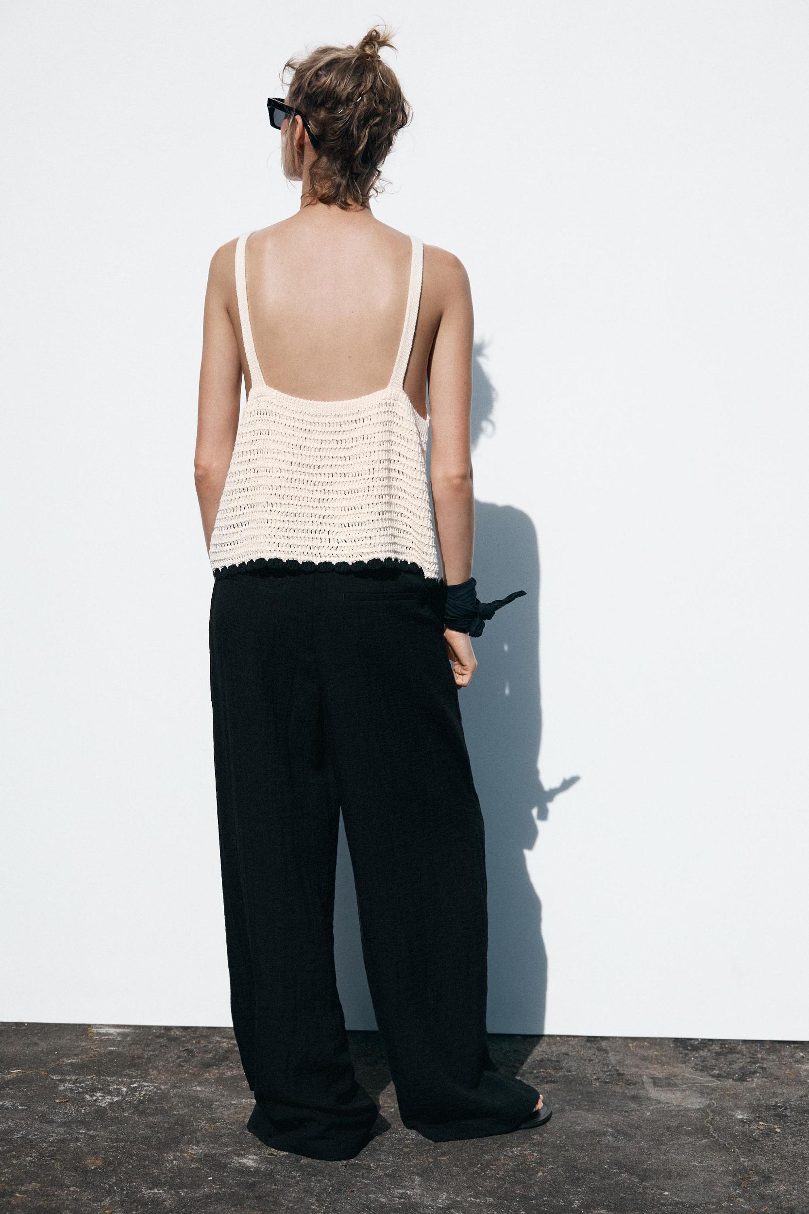 CROCHET TIE TOP Product Image