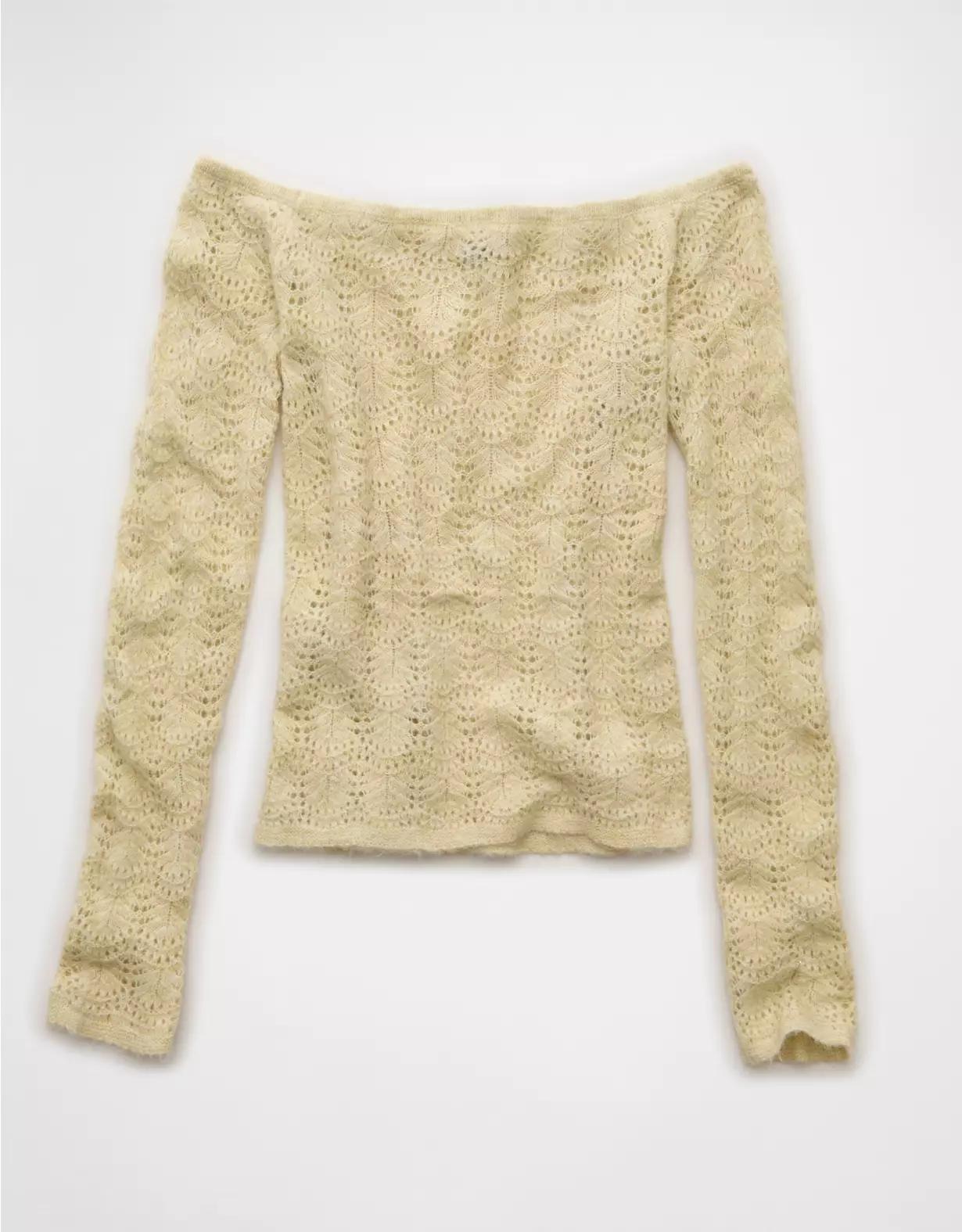 AE Off-The-Shoulder Sweater  Product Image