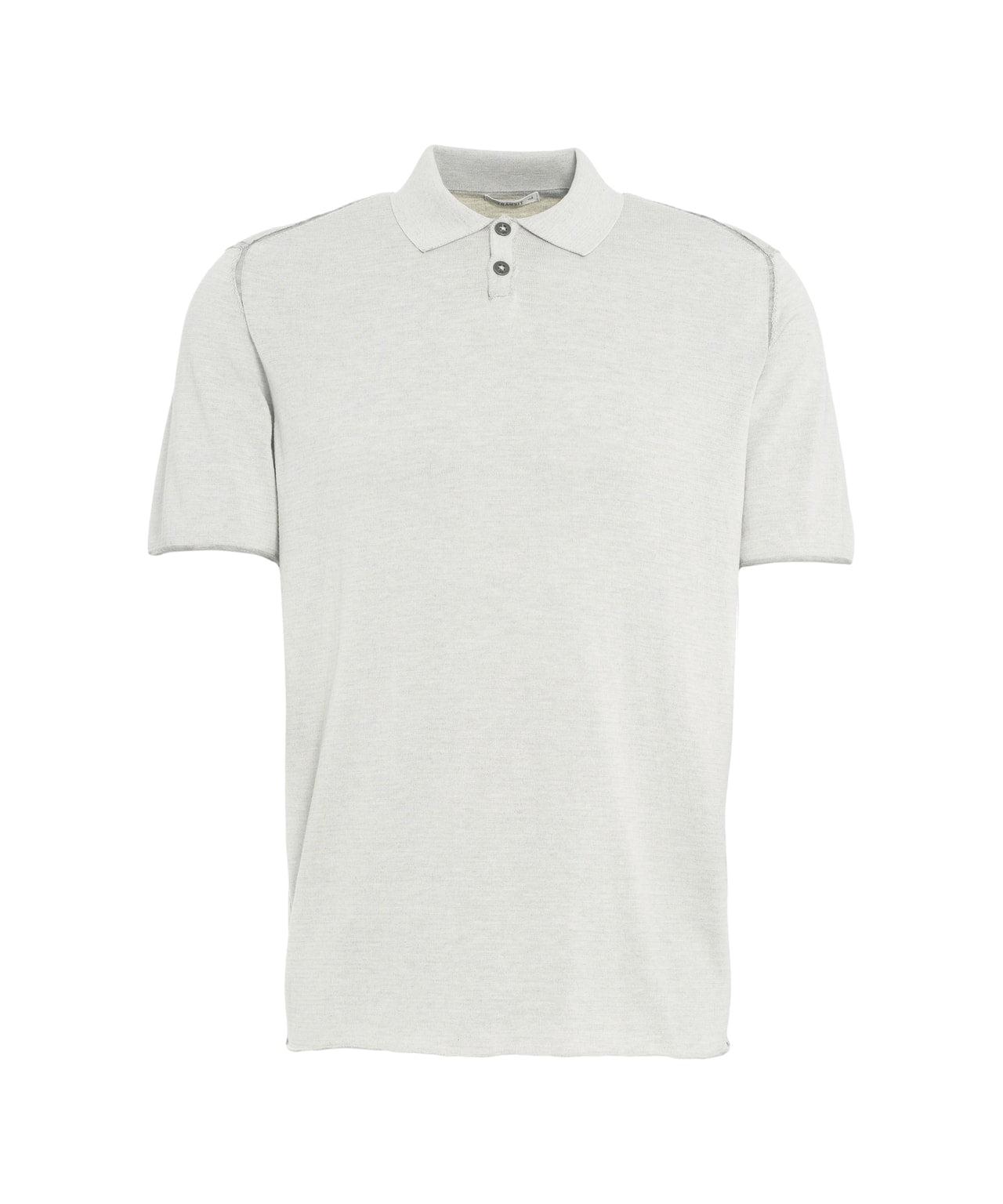 Textured knit polo shirt Product Image