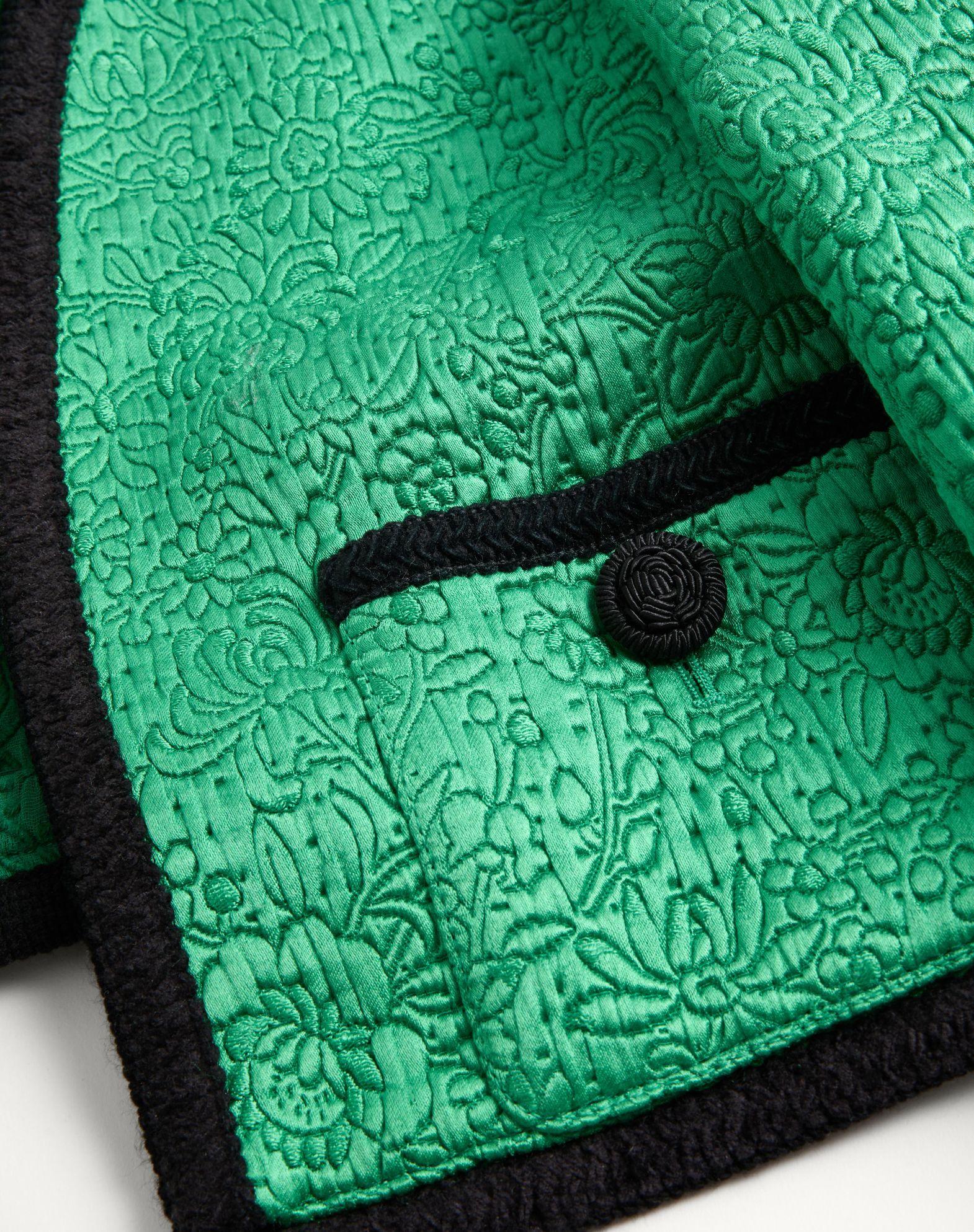 Apres L'Hiver Floral Matelassé Jacket Product Image