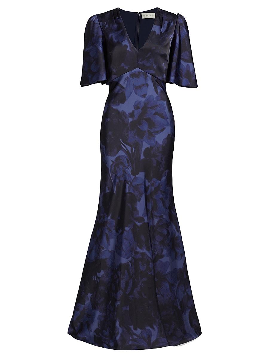 Womens Mae Satin Crepe Gown Product Image