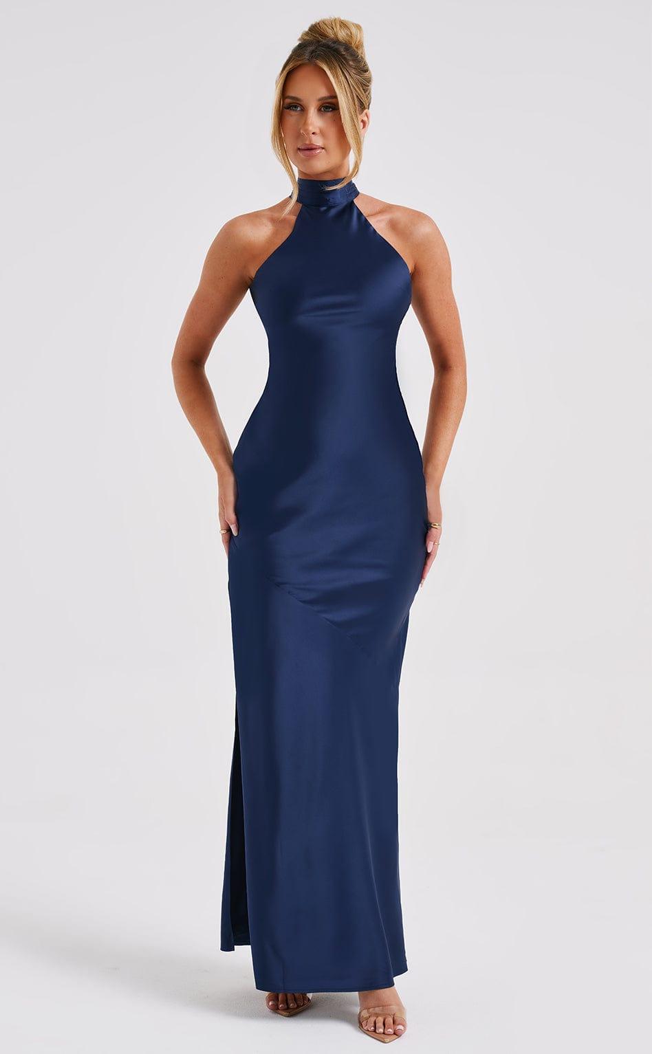 Etta Maxi Dress - Navy Product Image