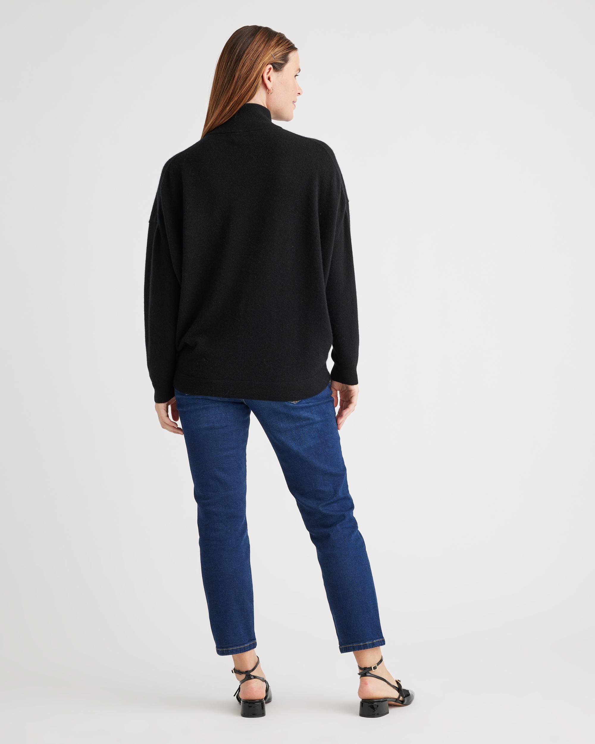 Quince | Women's Mongolian Cashmere Maternity Turtleneck Sweater Size XL Product Image