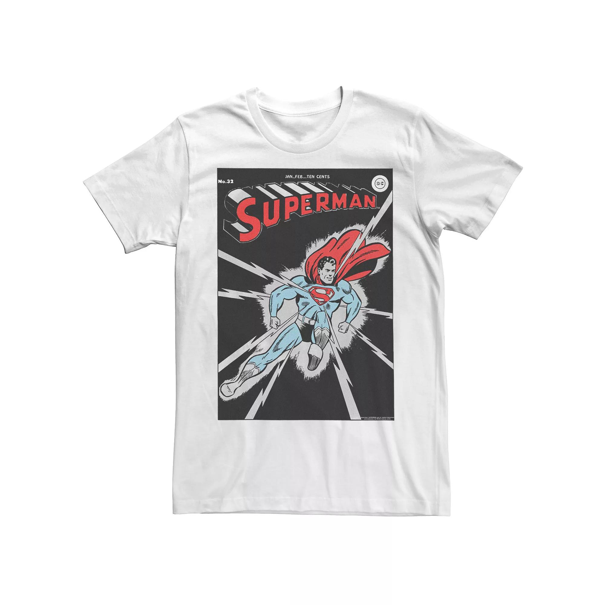Men's DC Comics Superman No. 32 Comic Cover Poster Graphic Tee,  Product Image