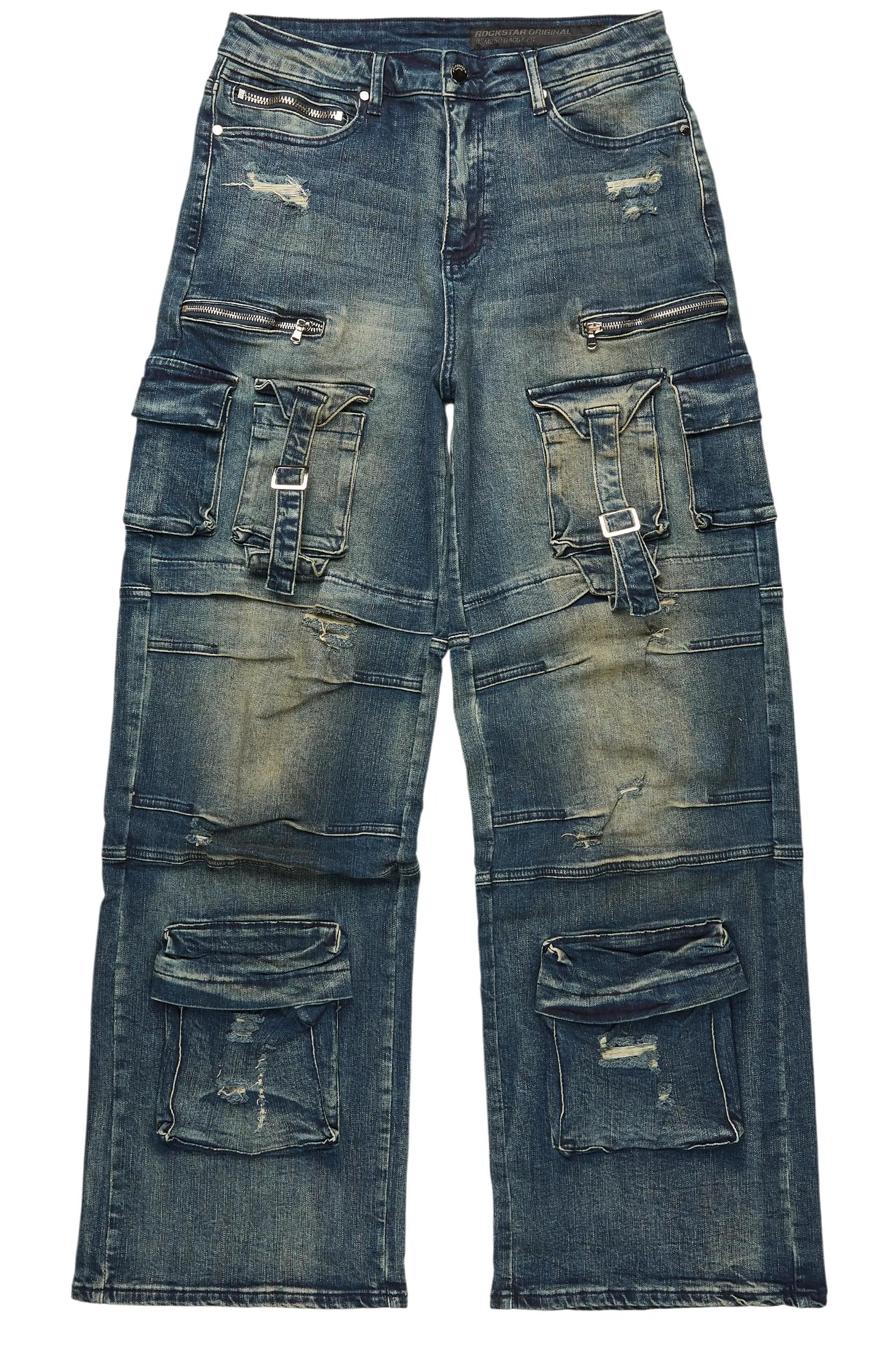 Berdi Dirty Wash Baggy Fit Jean Male Product Image