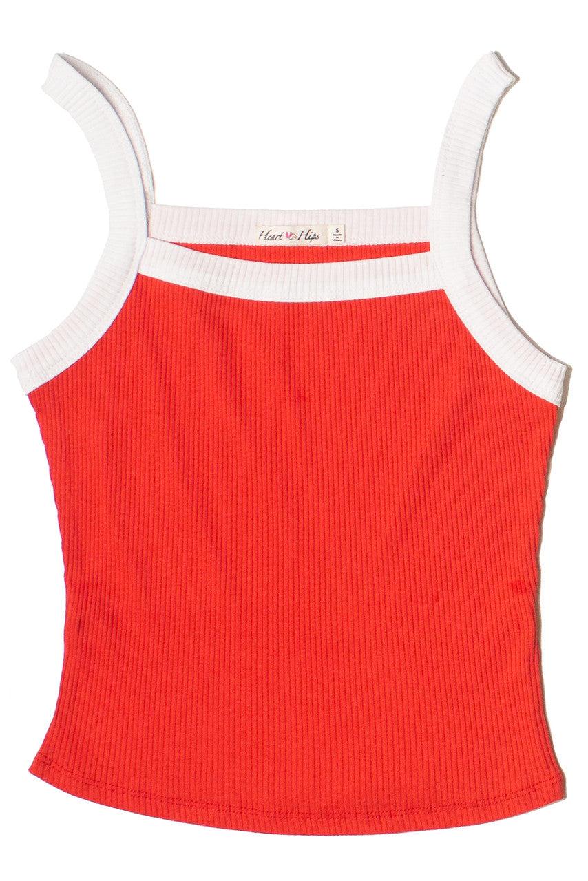Contrast Trim Tank Top Product Image