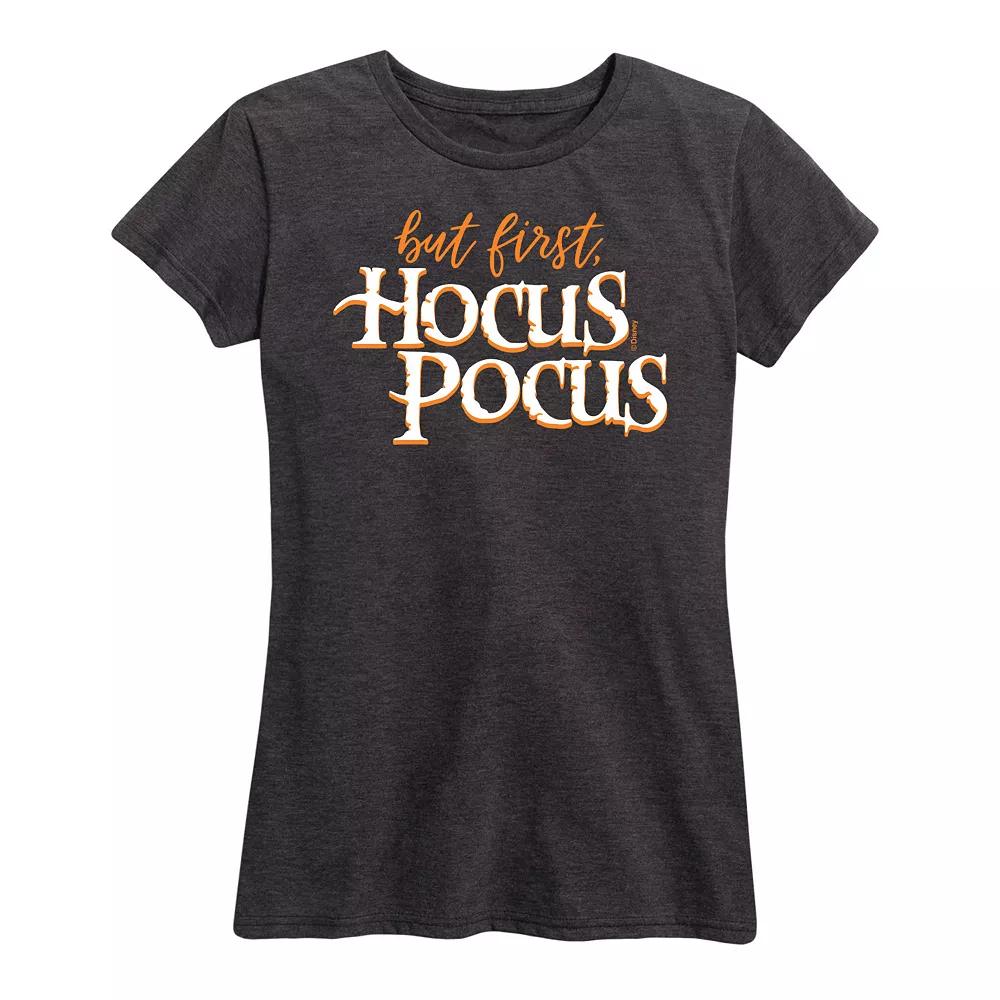 Disney's Hocus Pocus Women's But First Hocus Pocus Graphic Tee, Girl's,  Product Image