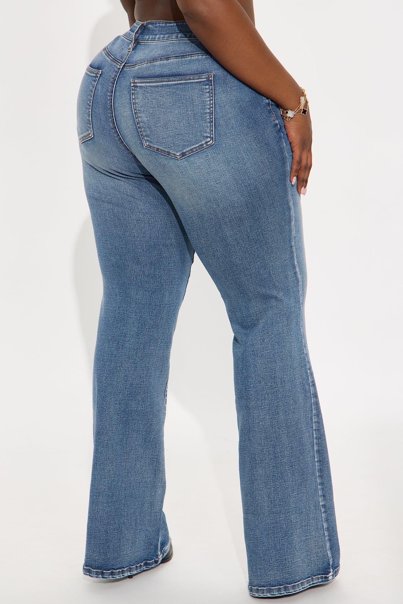Can't Compete Low Rise Stretch Bootcut Jean - Medium Wash Product Image